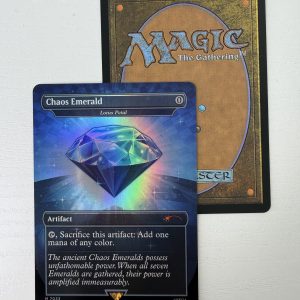 Chaos Emerald Blue Sonic Secret Lair Lotus Petal 7033 Foil TL31