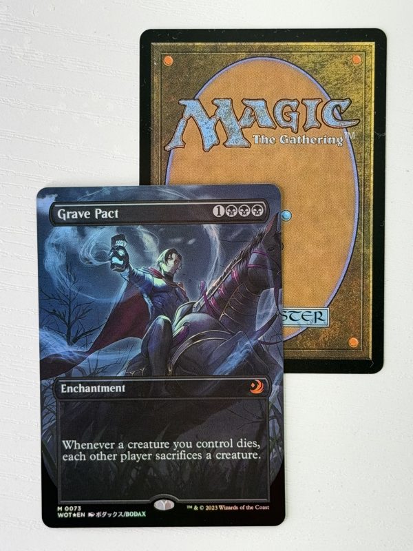 Grave Pact Wilds of Eldraine Borderless Foil TL34