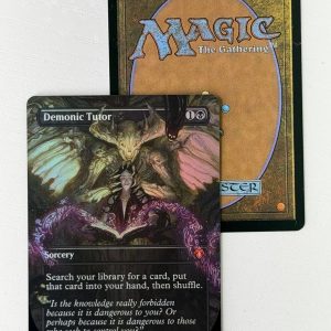 Demonic Tutor Commander Masters Borderless Foil TL34