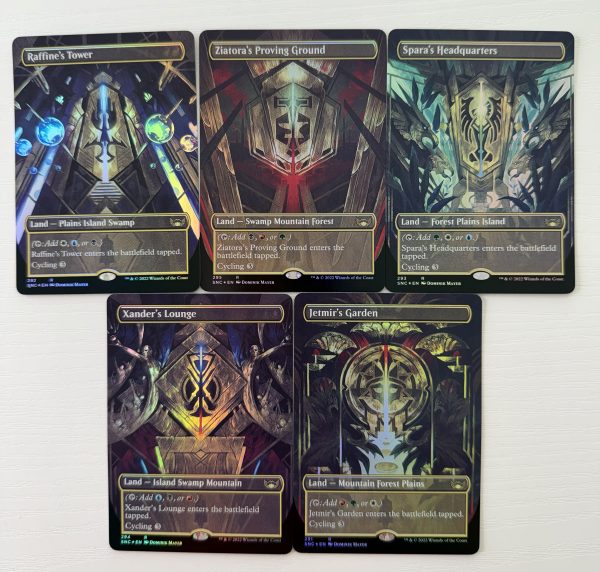 Bundle Foil Triome Land Lot of 5 Jetmir’s Spara’s Ziatora’s Xander’s Raffine’s
