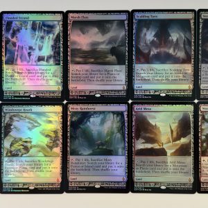 Bundle Foil Expeditions Fetch Land Lot of 10