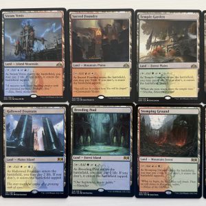 Guilds of Ravnica and Ravnica Allegiance OG Shock Land Bundle Lot of 10