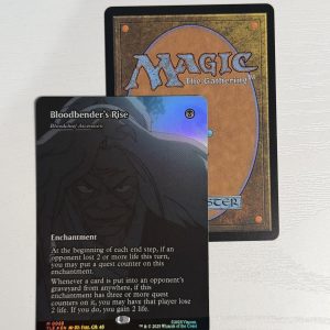 Bloodbender’s Rise Bloodchief Ascension TLE Borderless Foil TL57