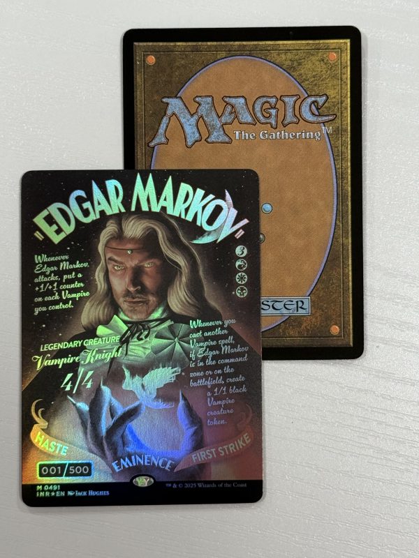 Edgar Markov Serialized 001/500 INR Foil