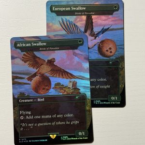 African Swallow Birds of Paradise Secret Lair Double Sided Foil TL53