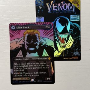 Eddie Brock Borderless Double Sided Foil TL45