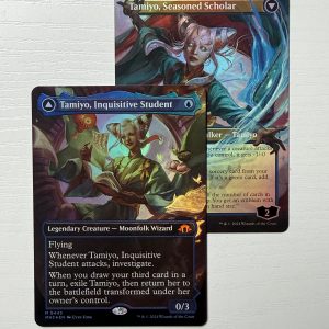 Tamiyo, Inquisitive Student Borderless Double Sided Foil TL49