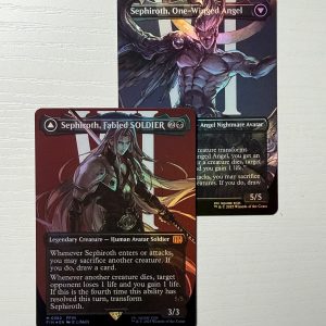 Sephiroth, Fabled SOLDIER 0382 Borderless Double Sided Foil TL48