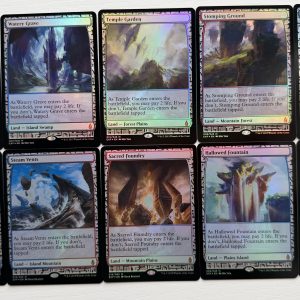 Bundle 12 Foil Expedition Shock Land Lot of 10