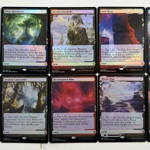Bundle 14 Foil Zendikar Rising Expeditions Fetch Land Lot of 10