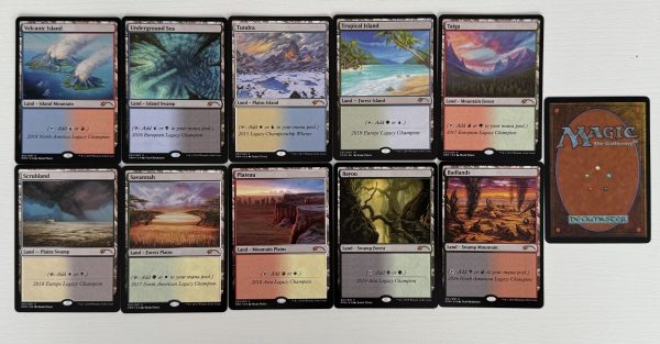 Bundle 4 Legacy Championship Dual Lands Lot of 10 2015-2018