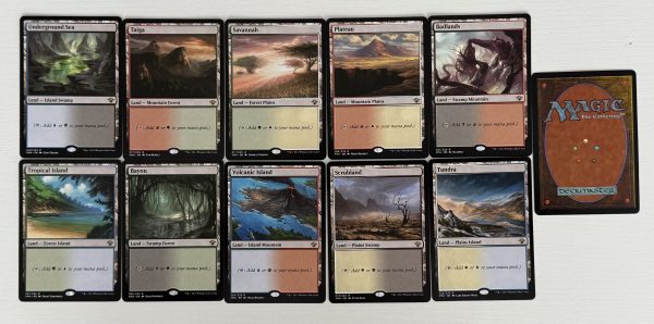 Bundle 1 Vintage Masters Dual Lands Lot of 10