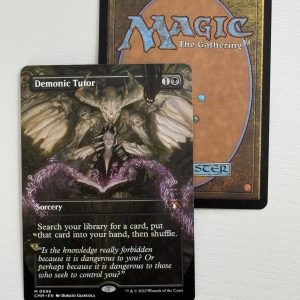 Demonic Tutor Commander Masters Borderless