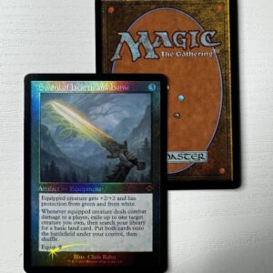 Sword of Hearth and Home Retro Frame Foil