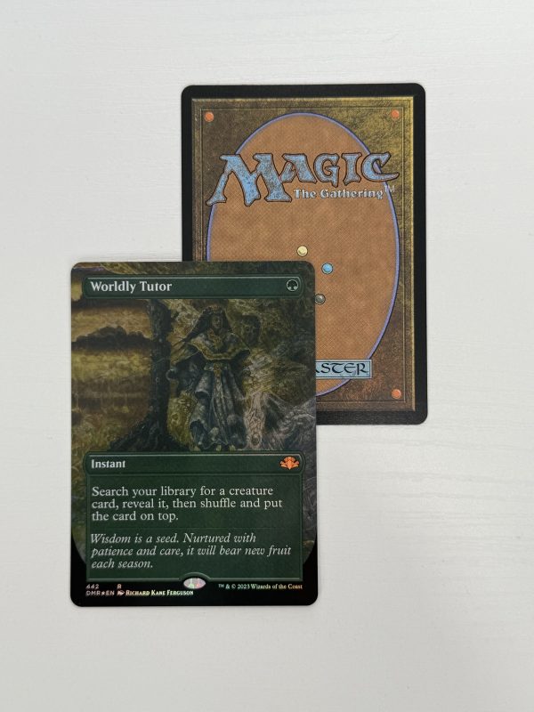 Worldly Tutor Borderless Foil