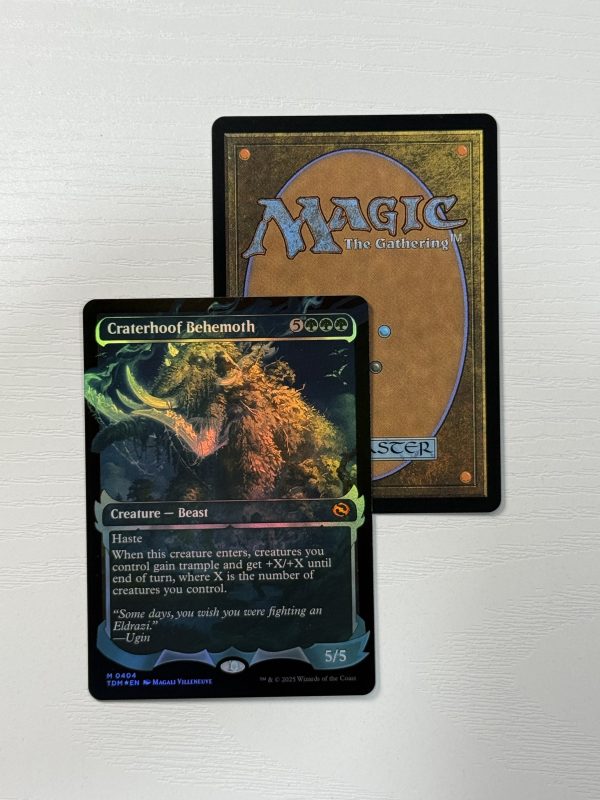 Craterhoof Behemoth Showcase Foil