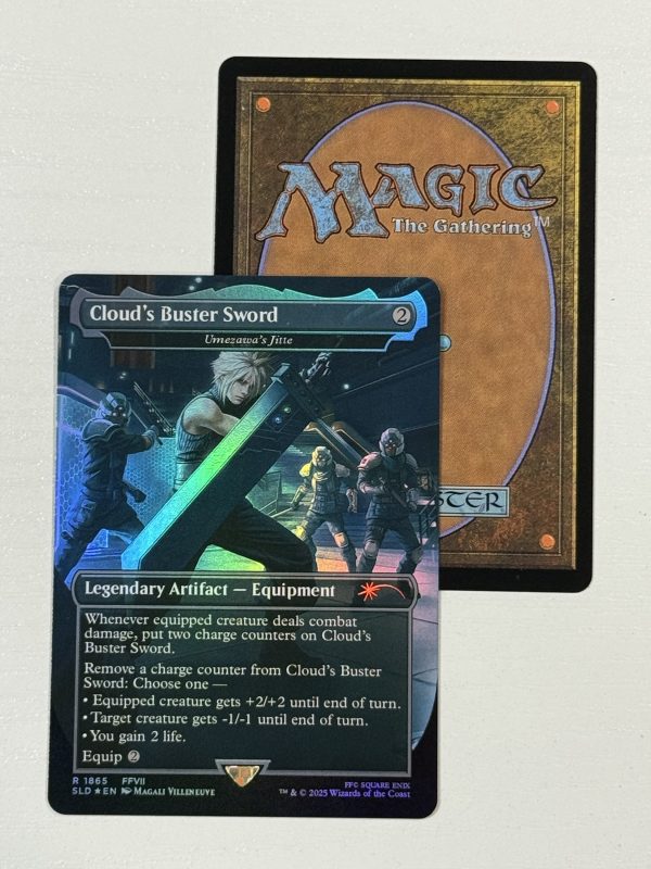 Cloud’s Buster Sword Umezawa’s Jitte Secret Lair Foil BX01