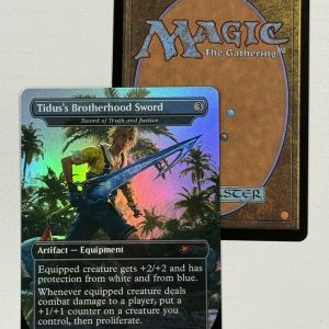 Tidus’s Brotherhood Sword of Truth and Justice Secret Lair Foil BX01
