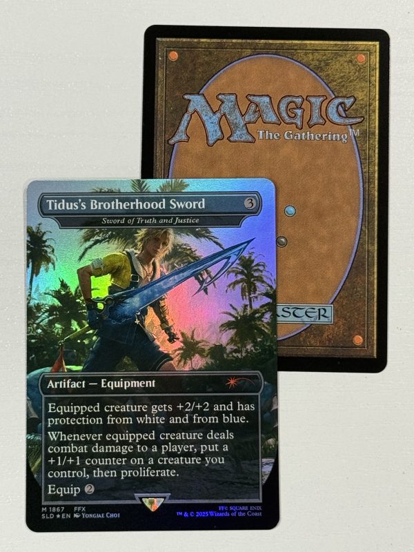 Tidus’s Brotherhood Sword of Truth and Justice Secret Lair Foil BX01