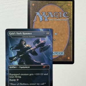 Gaia’s Dark Hammer Colossus Hammer Secret Lair Foil BX01