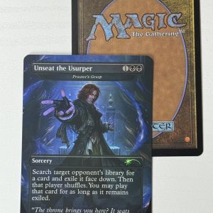 Unseat the Ursurper Praetor’s Grasp Borderless Secret Lair Foil BX01