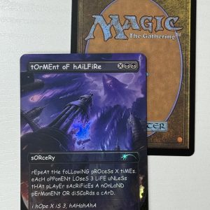 Torment of Hailfire Borderless Secret Lair Foil BX01