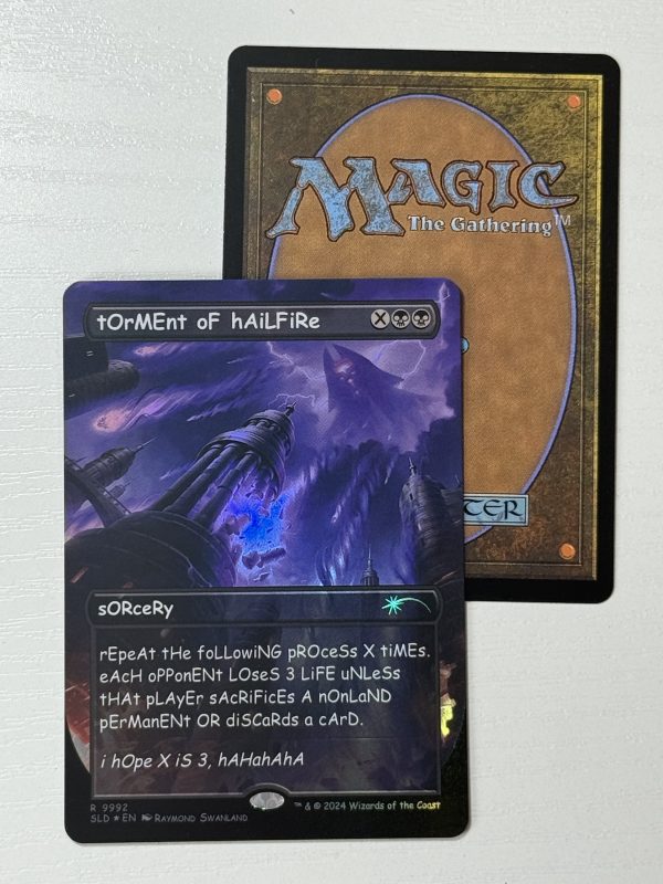 Torment of Hailfire Borderless Secret Lair Foil BX01