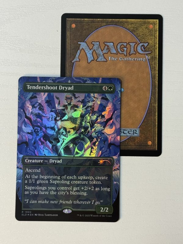 Tendershoot Dryad Borderless Secret Lair Foil BX01