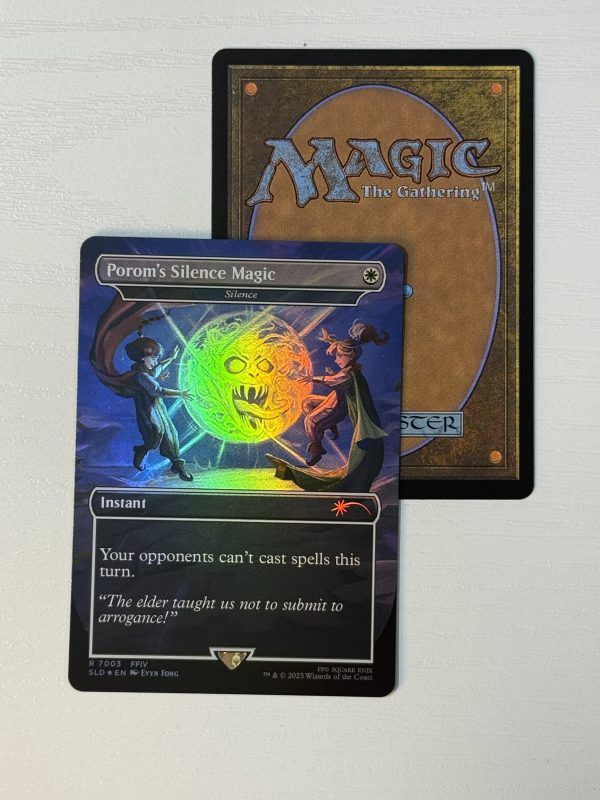 Porom’s Silence Magic Borderless Secret Lair Foil BX01