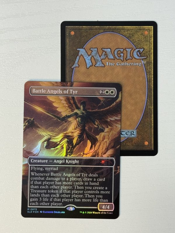 Battle Angels of Tyr Borderless Secret Lair Foil BX01
