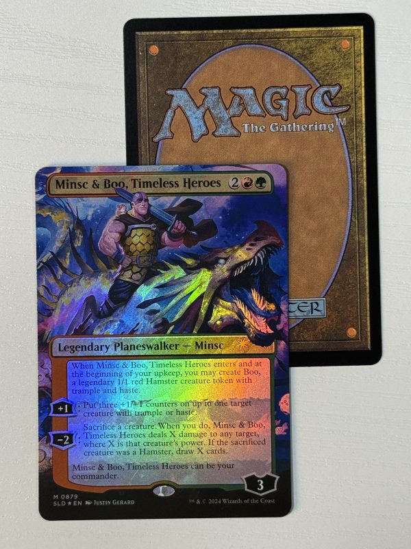 Minsc and Boo, Timeless Heroes Borderless Secret Lair Foil BX01