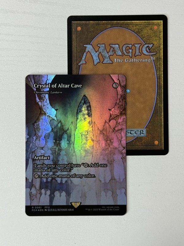 Crystal of Altar Cave Chromatic Lantern Borderless Foil BX02
