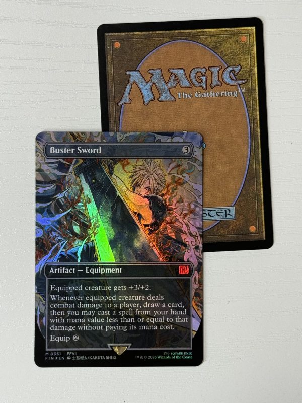 Buster Sword Borderless Foil BX02