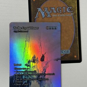 To the Crystal Tower Cryptic Command Borderless Foil BX02