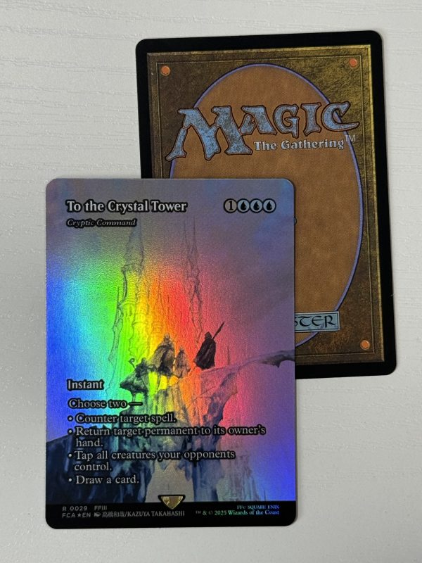 To the Crystal Tower Cryptic Command Borderless Foil BX02