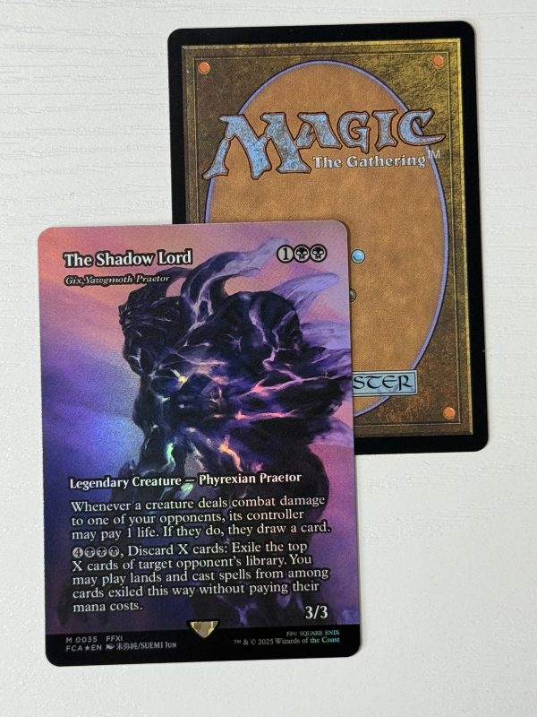 The Shadow Lord Gix, Yawgmoth Praetor Borderless Foil BX02
