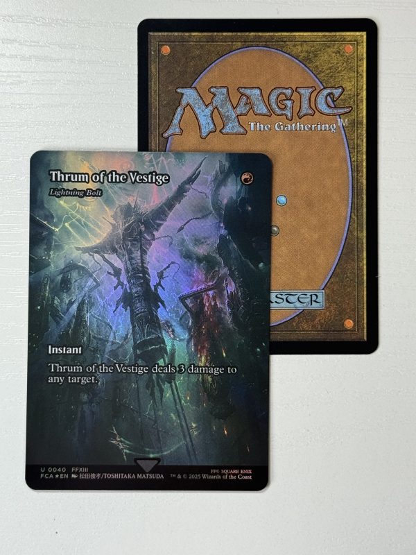 Thrum of the Vestiage Lightning Bolt Borderless Foil BX02