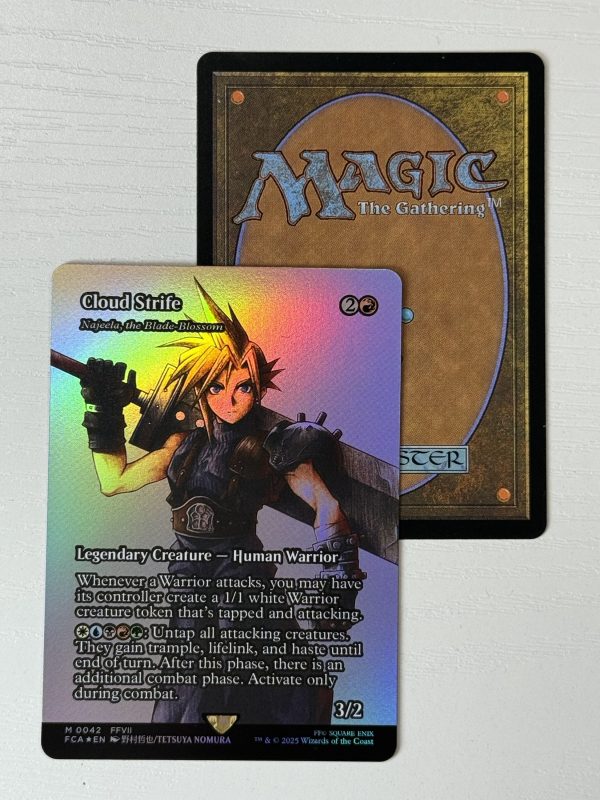 Cloud Strife Najeela, the Broken Blade Borderless Foil BX02