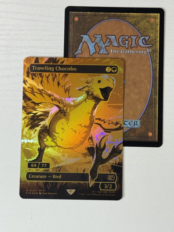 Traveling Chocobo Serialized 69/77 Borderless Foil BX02