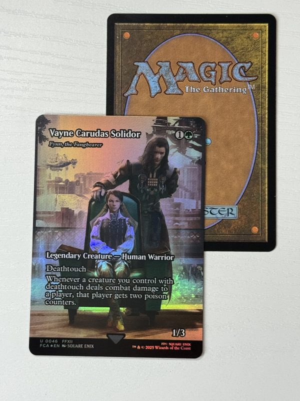 Vayne Carudas Solidor Fynn, the Fangbearer Borderless Foil BX02
