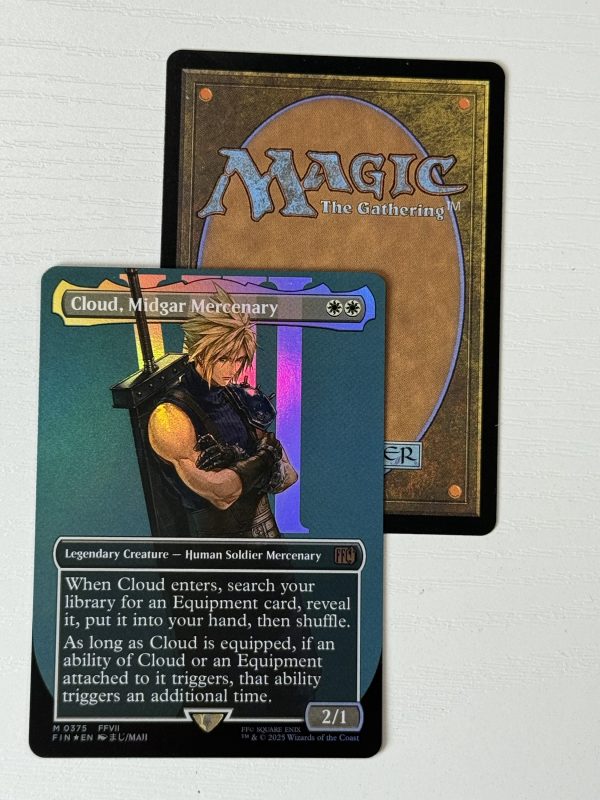 Cloud, Midgar Mercenary Borderless Foil BX02