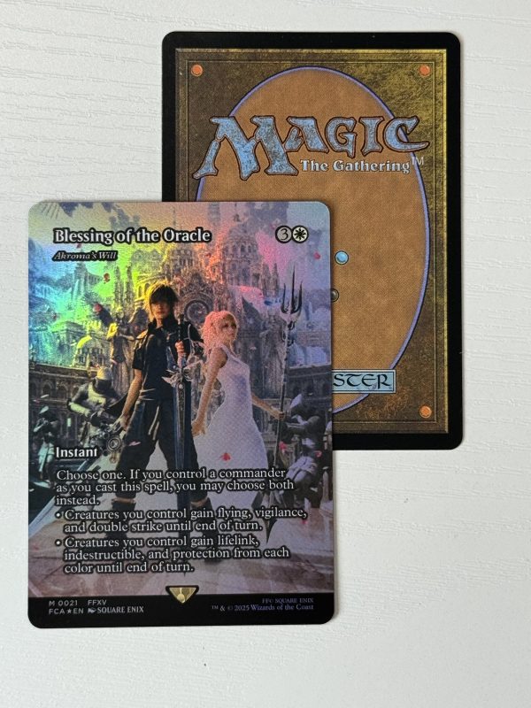 Blessing of the Oracle Akroma’s Will Borderless Foil BX02