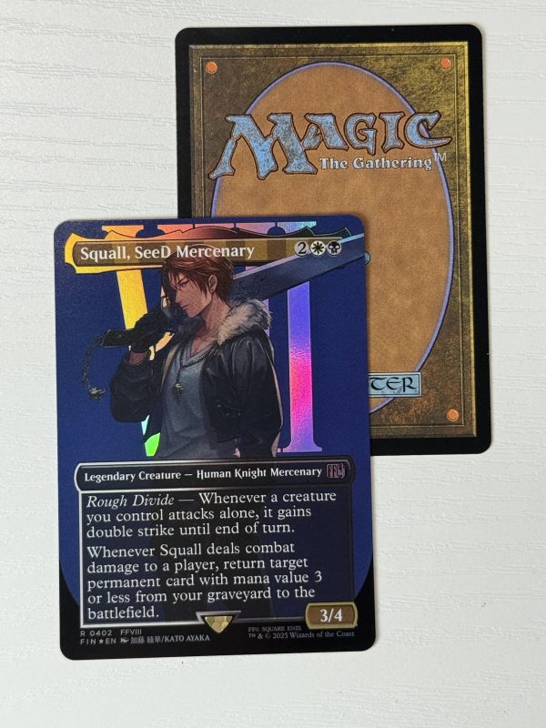 Squall, SeeD Mercenary Borderless Foil BX02