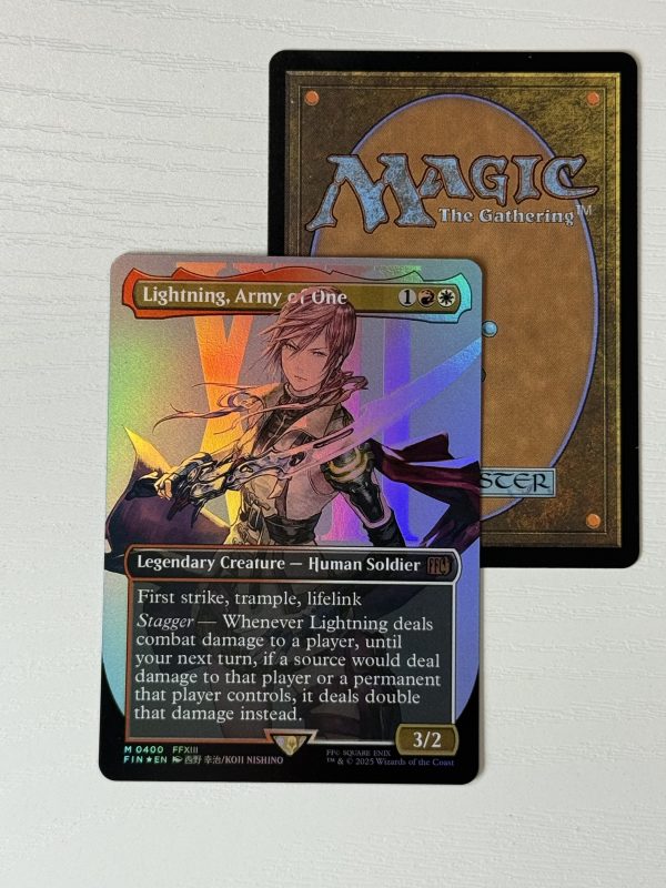 Lightning, Army of One Borderless Foil BX02