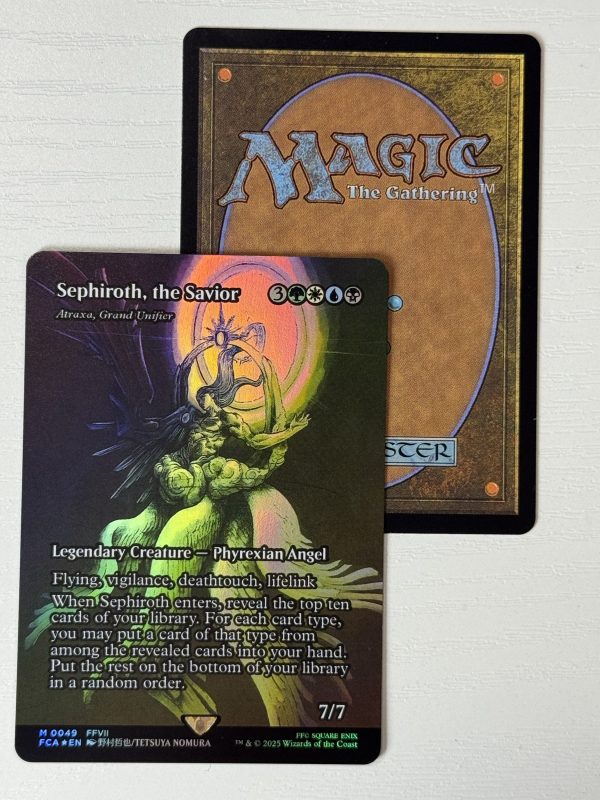 Sephiroth, the Savior Atraxa, Grand Unifier Borderless Foil BX02
