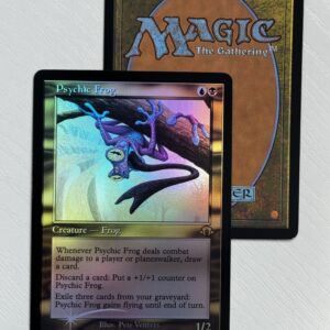 Fire Sale! Psychic Frog Retro Frame Foil